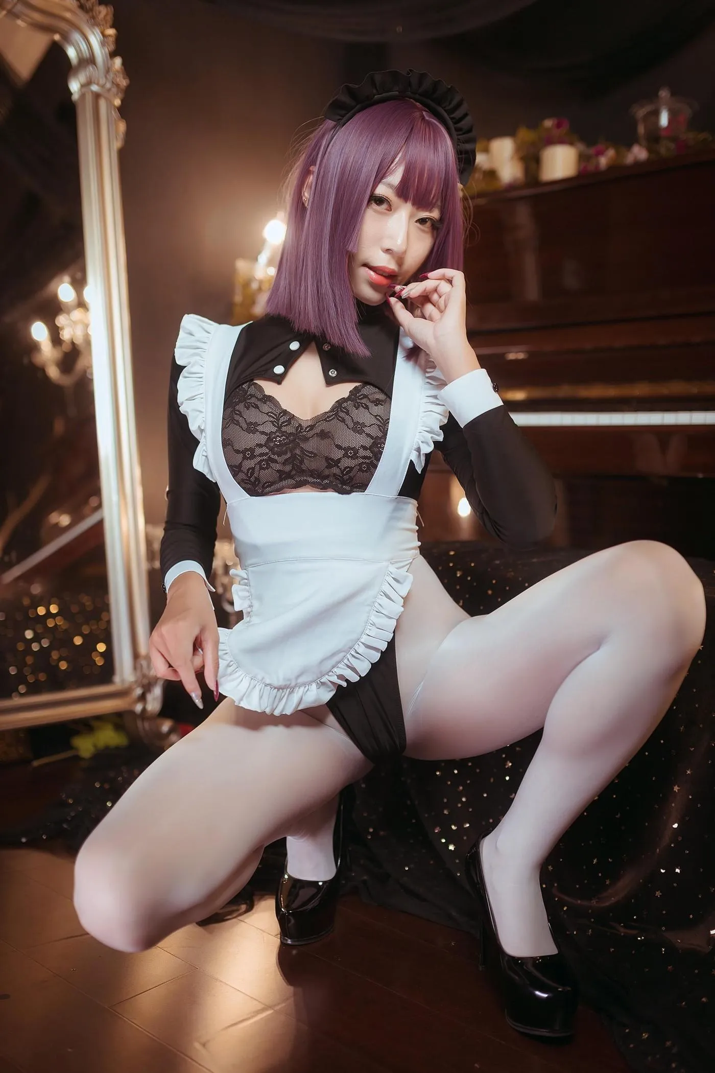 Money冷冷 – NO.31 高叉女仆 [25P]插图3